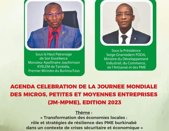  Le Burkina Faso célèbre la Journée Mondiale des Micros, Petites et Moyennes Entreprises (JM-PMGE).